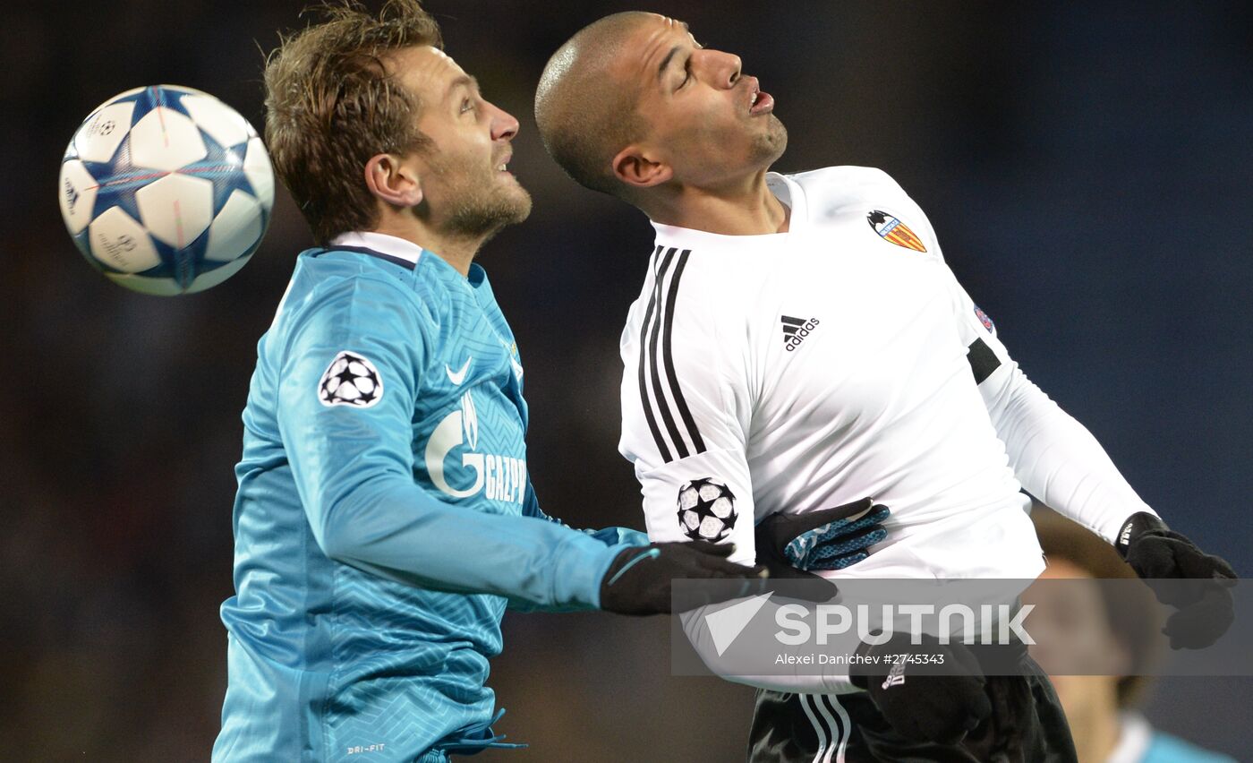 Football. Champions League. Zenit vs. Valencia