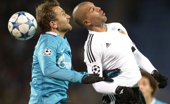 Football. Champions League. Zenit vs. Valencia