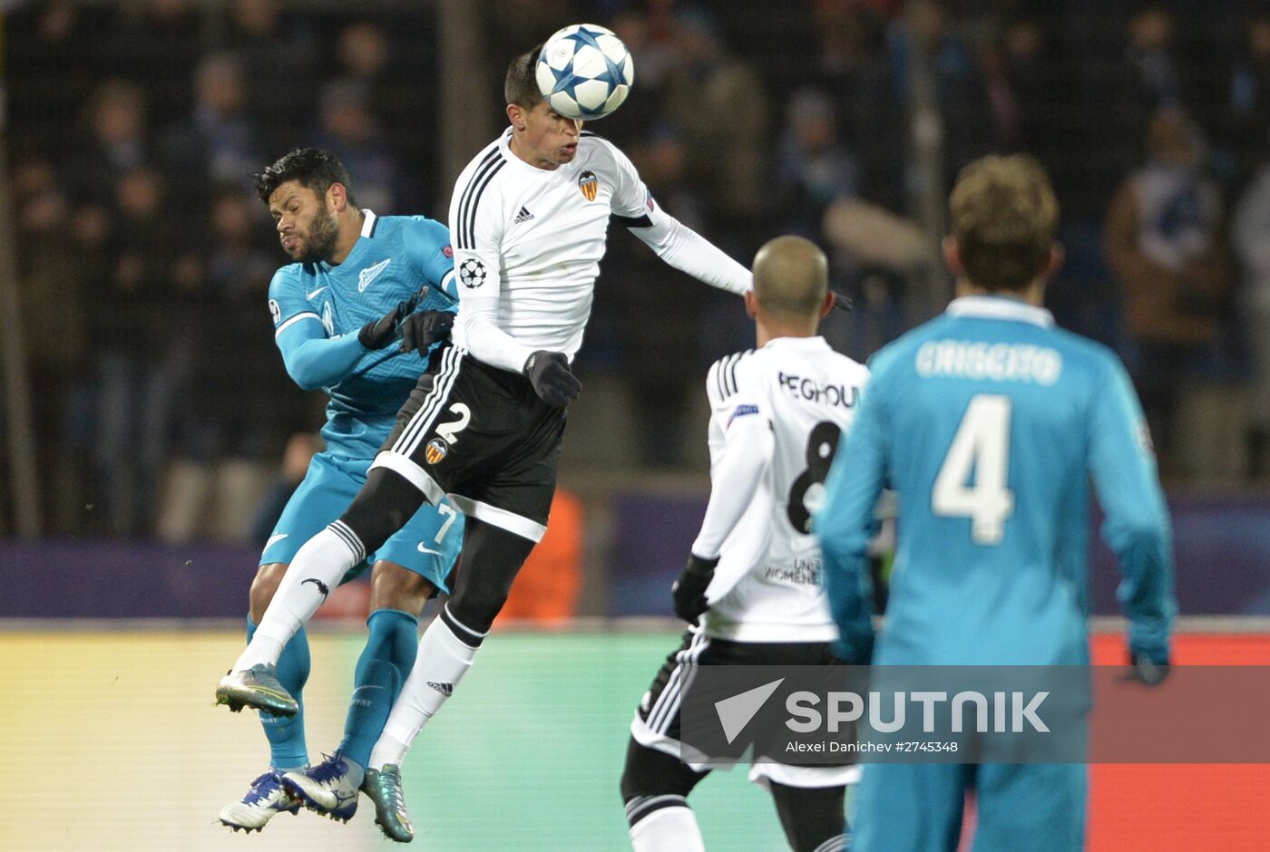 Football. Champions League. Zenit vs. Valencia