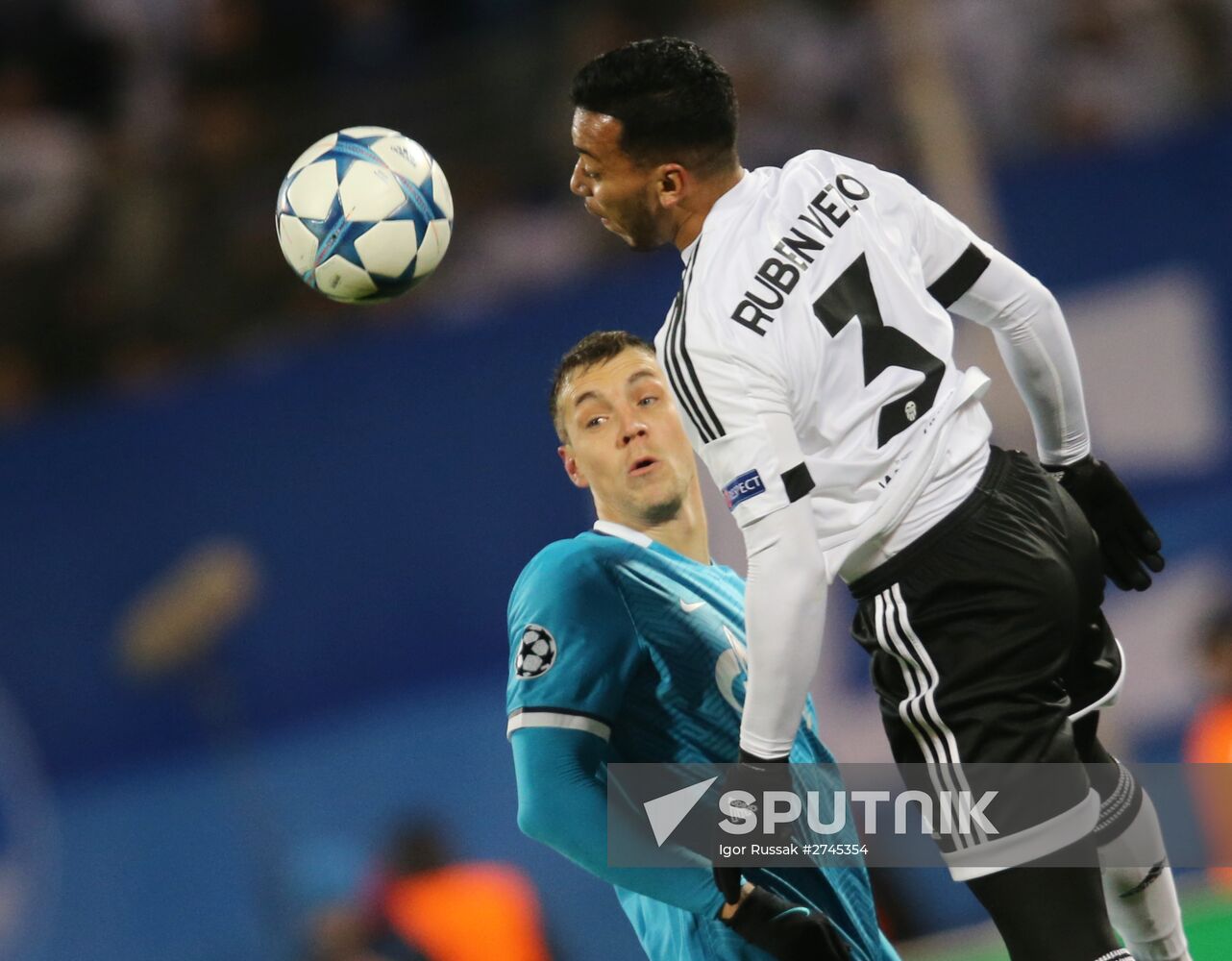 Football. Champions League. Zenit vs. Valencia
