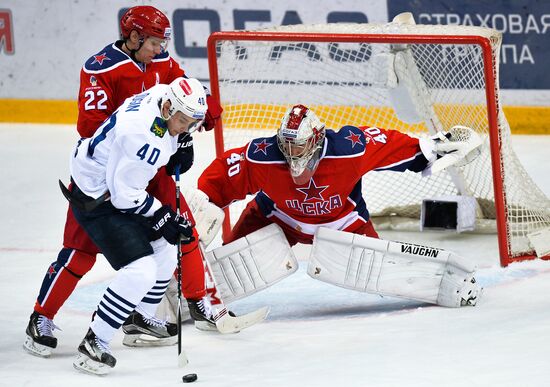 Ice hockey. KHL. CSKA vs. Admiral