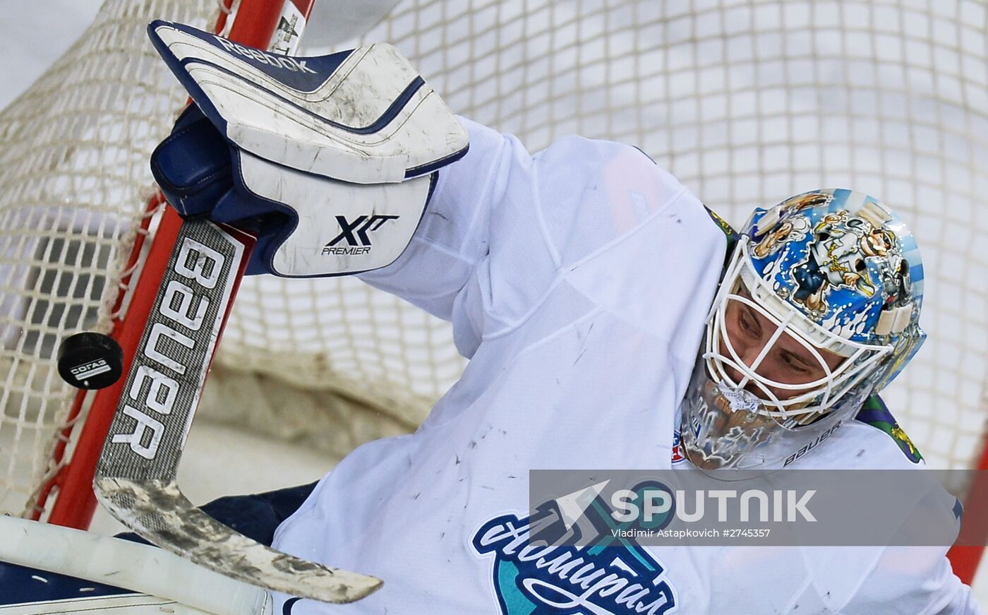 Ice hockey. KHL. CSKA vs. Admiral