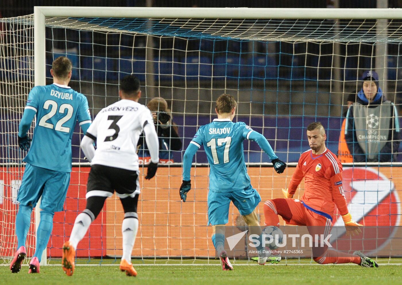 Football. Champions League. Zenit vs. Valencia