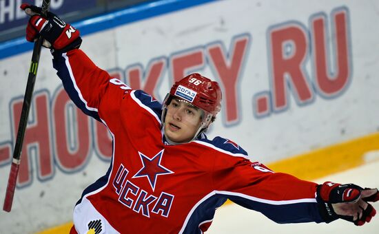 Ice hockey. KHL. CSKA vs. Admiral