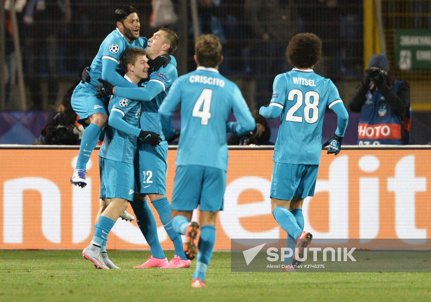 Football. Champions League. Zenit vs. Valencia