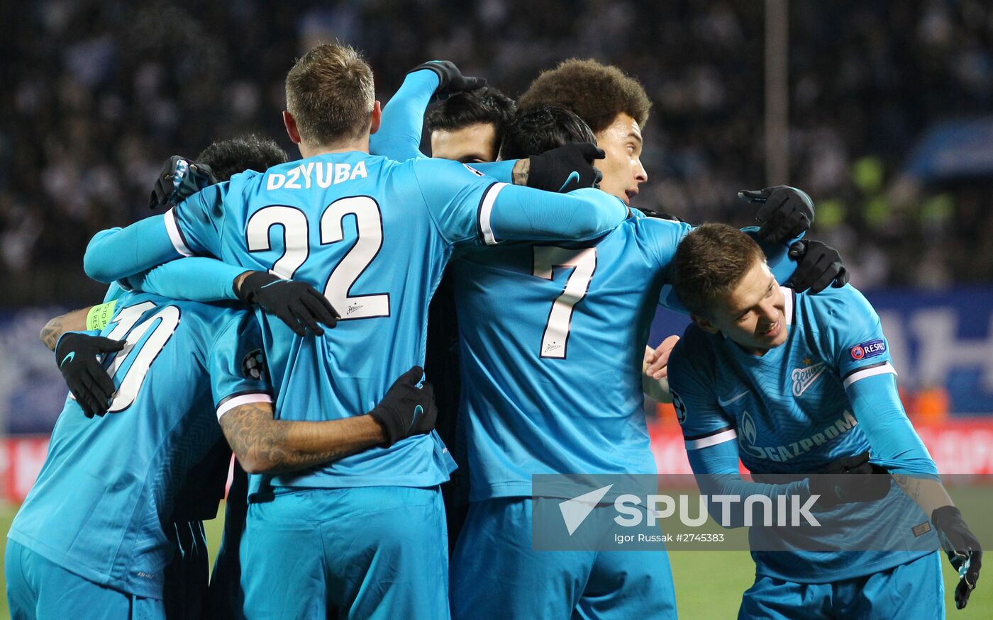 Football. Champions League. Zenit vs. Valencia