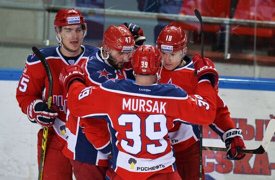 Ice hockey. KHL. CSKA vs. Admiral