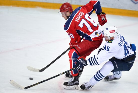 Ice hockey. KHL. CSKA vs. Admiral