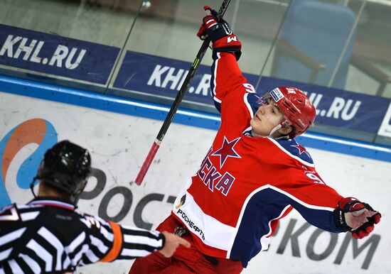 Ice hockey. KHL. CSKA vs. Admiral