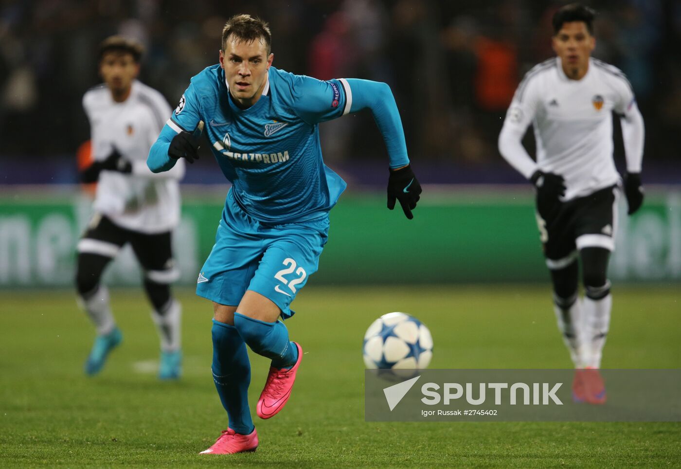 Football. Champions League. Zenit vs. Valencia