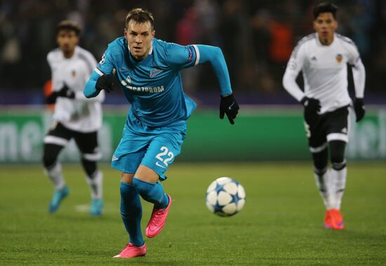 Football. Champions League. Zenit vs. Valencia