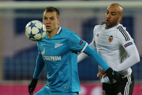 Football. Champions League. Zenit vs. Valencia