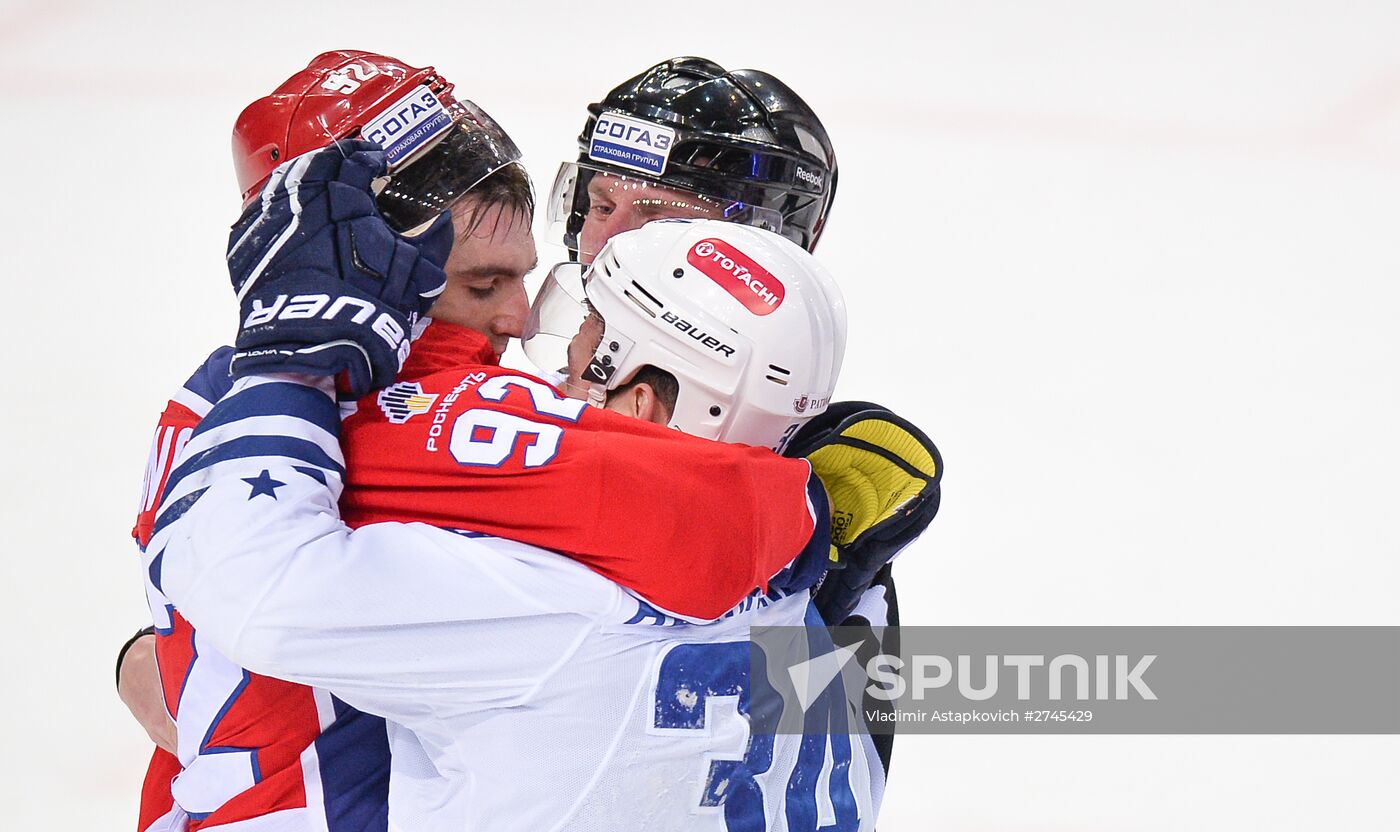 Ice hockey. KHL. CSKA vs. Admiral