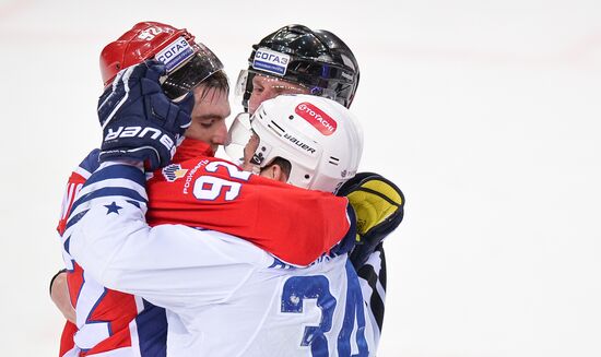 Ice hockey. KHL. CSKA vs. Admiral