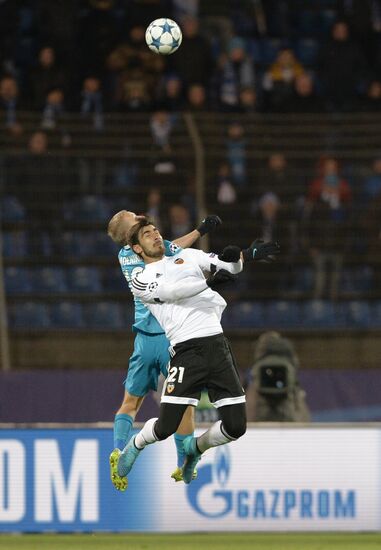 Football. Champions League. Zenit vs. Valencia