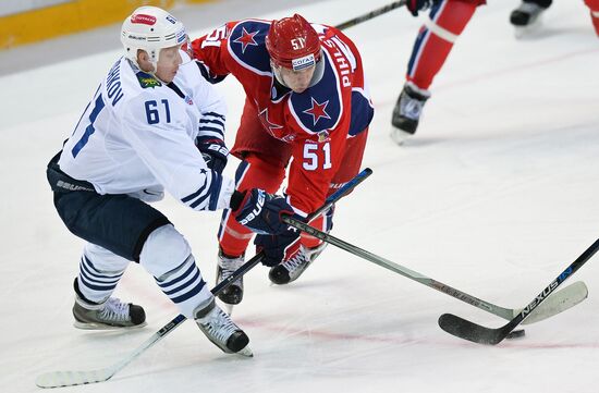 Ice hockey. KHL. CSKA vs. Admiral