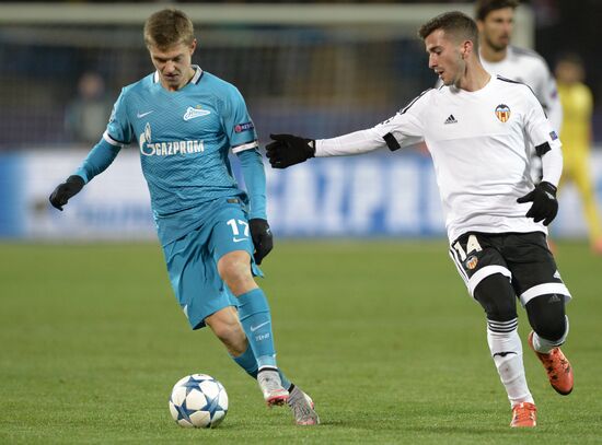 Football. Champions League. Zenit vs. Valencia