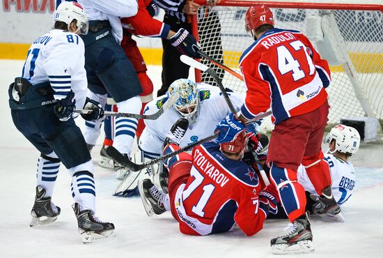 Ice hockey. KHL. CSKA vs. Admiral