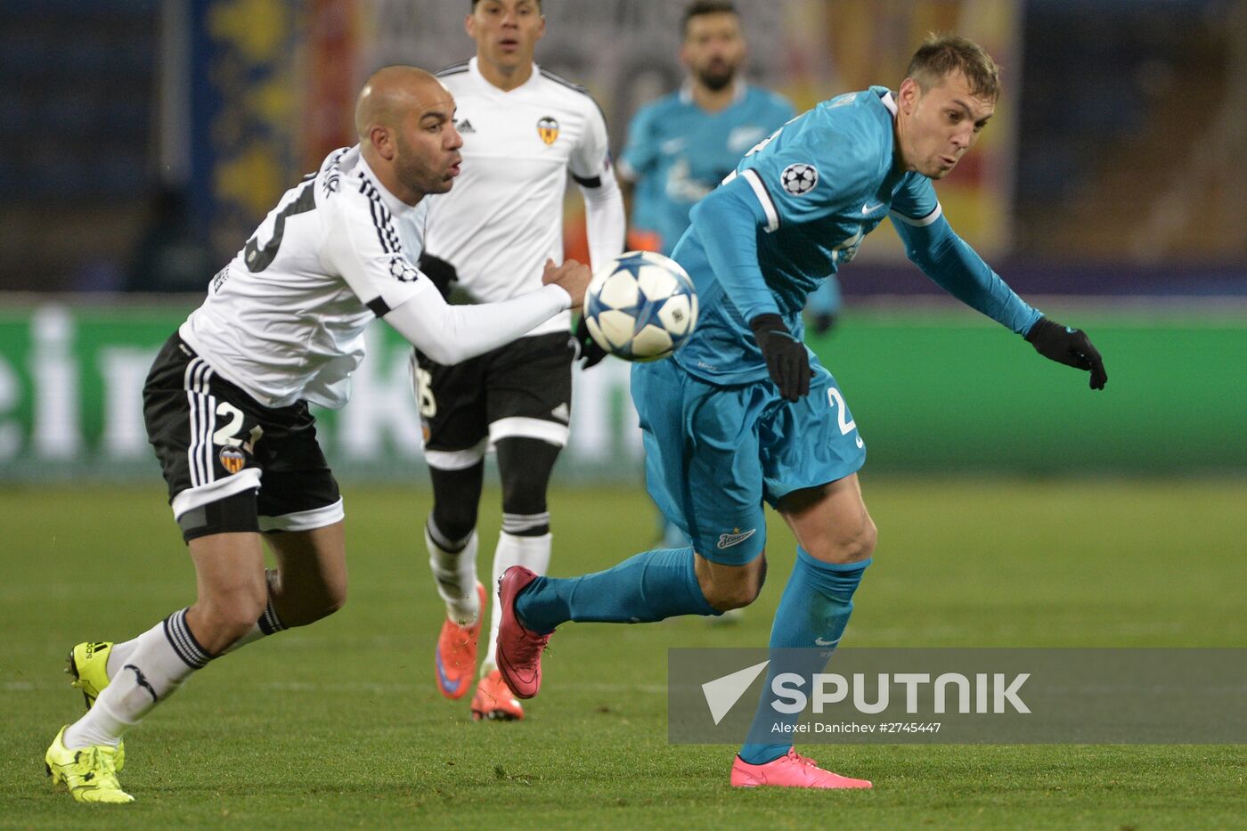 Football. Champions League. Zenit vs. Valencia