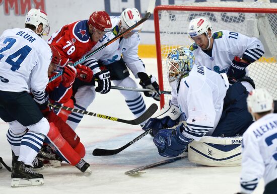 Ice hockey. KHL. CSKA vs. Admiral