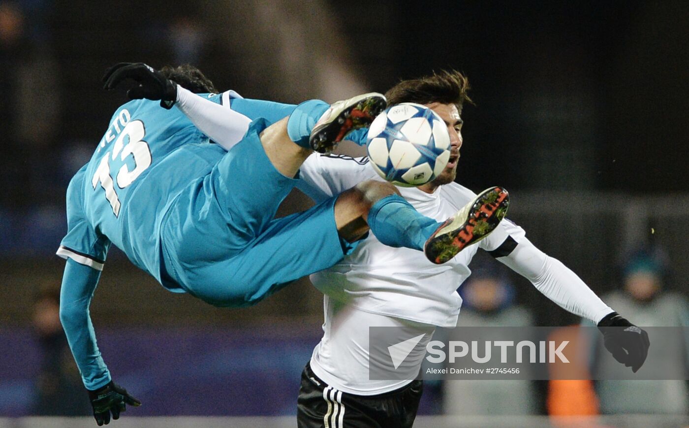 Football. Champions League. Zenit vs. Valencia