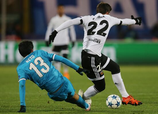 Football. Champions League. Zenit vs. Valencia