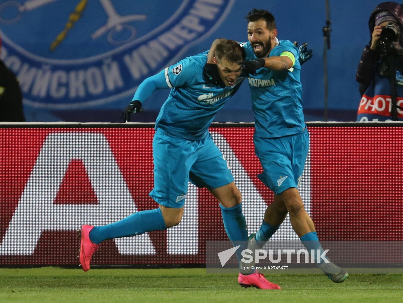 Football. Champions League. Zenit vs. Valencia