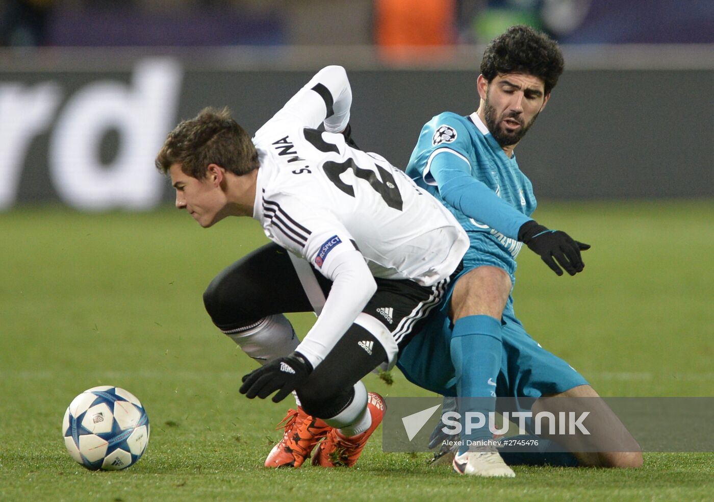 Football. Champions League. Zenit vs. Valencia