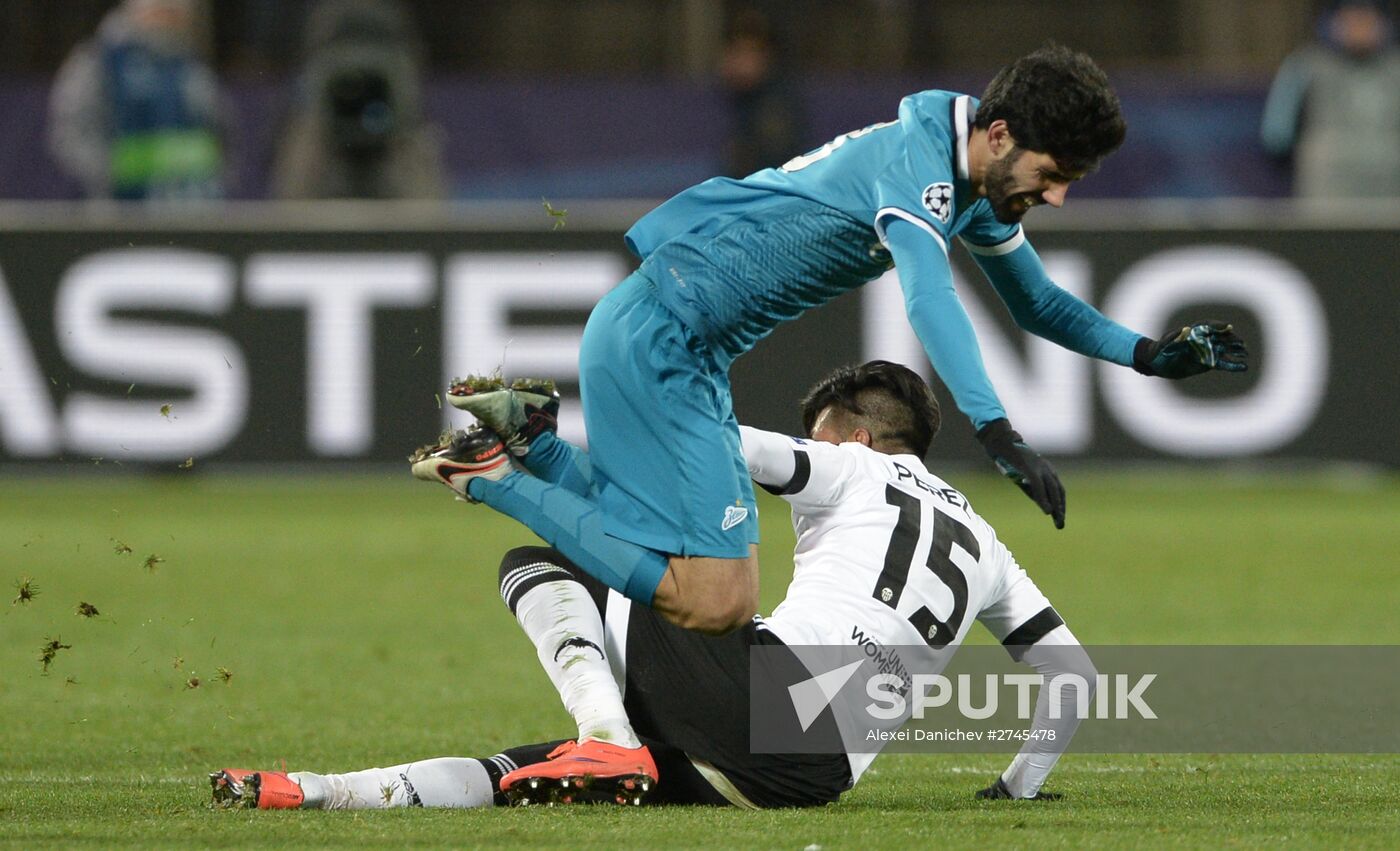 Football. Champions League. Zenit vs. Valencia