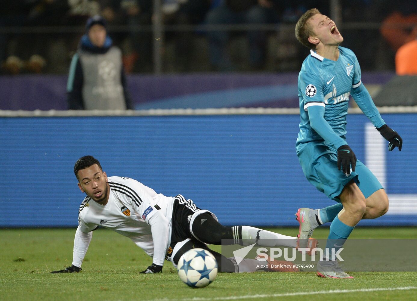 Football. Champions League. Zenit vs. Valencia