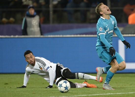 Football. Champions League. Zenit vs. Valencia
