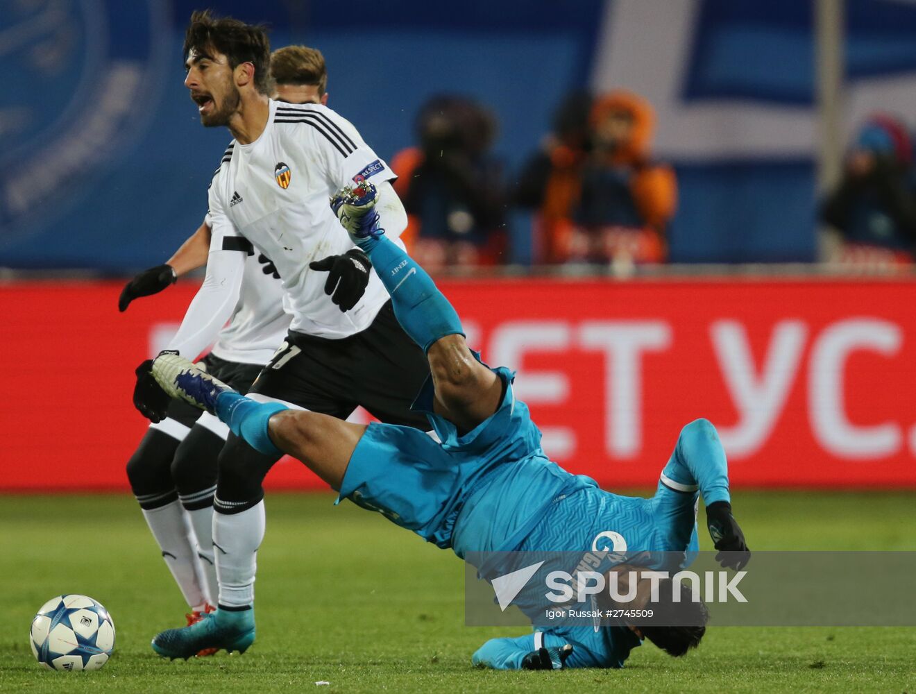 Football. Champions League. Zenit vs. Valencia