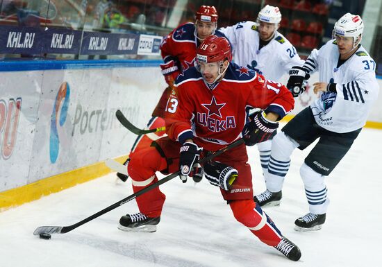 Ice hockey. KHL. CSKA vs. Admiral