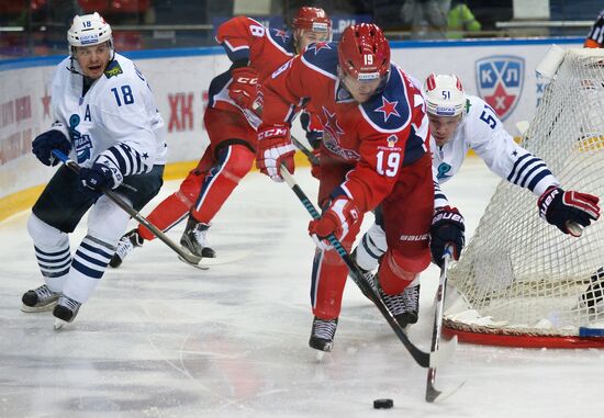 Ice hockey. KHL. CSKA vs. Admiral