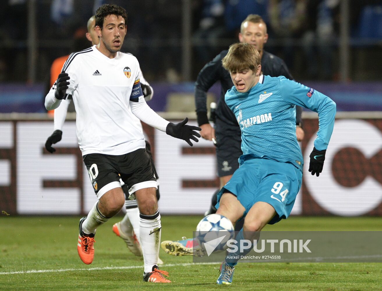 Football. Champions League. Zenit vs. Valencia