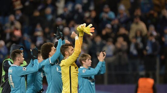 Football. Champions League. Zenit vs. Valencia