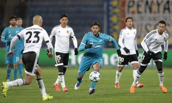Football. Champions League. Zenit vs. Valencia