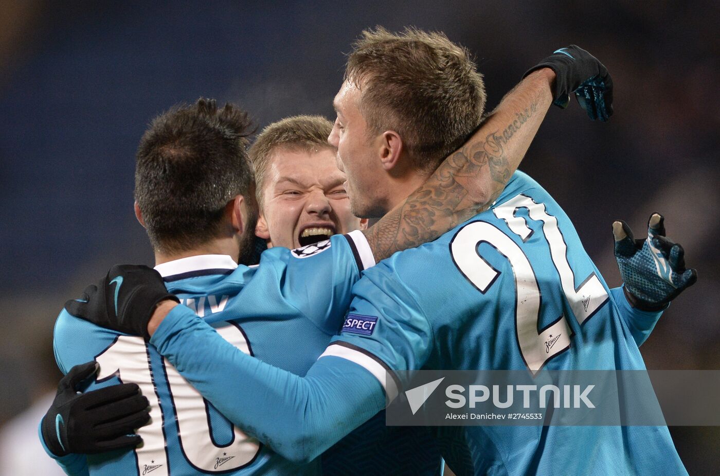 Football. Champions League. Zenit vs. Valencia