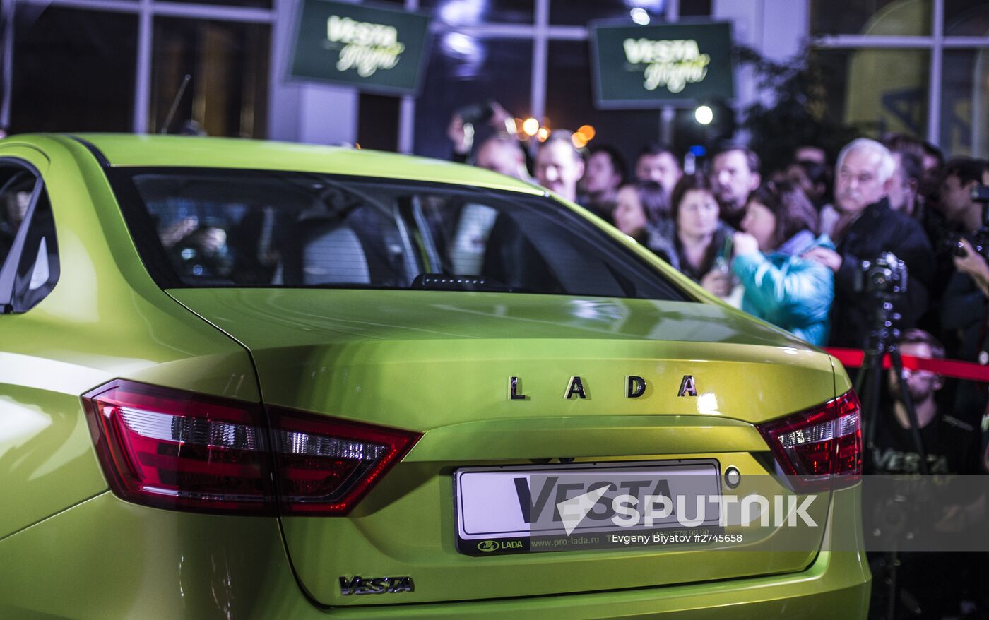 LADA Vesta presentation