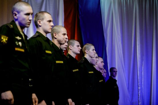 Fall draft in Novgorod Region