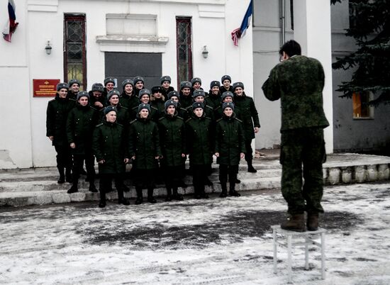 Fall draft in Novgorod Region