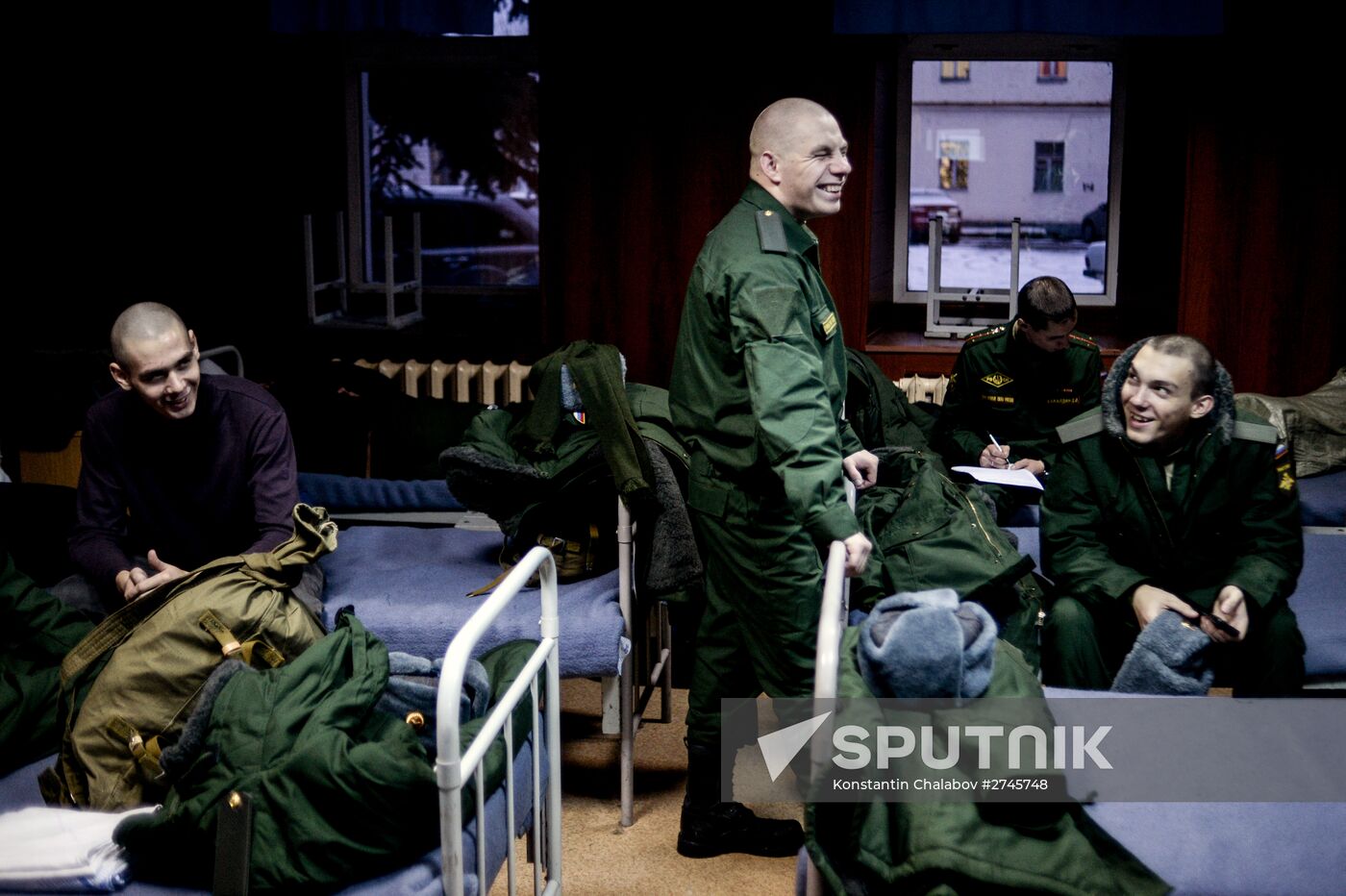 Fall draft in Novgorod Region