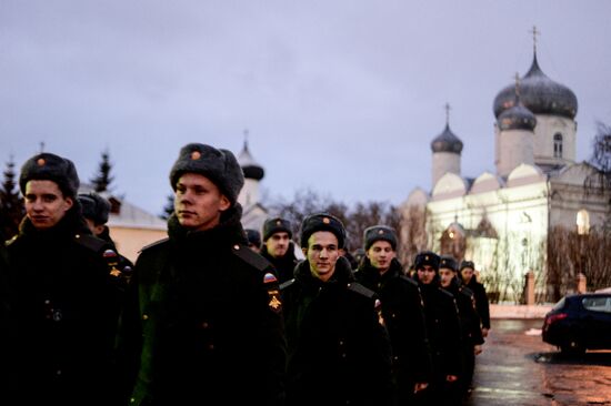 Fall draft in Novgorod Region