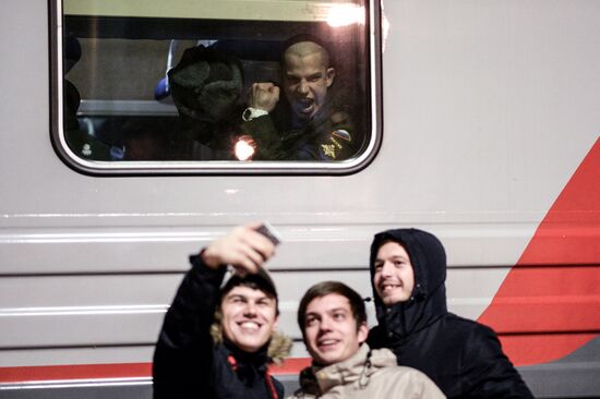 Fall draft in Novgorod Region