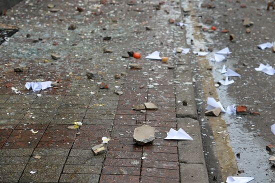 Protests in Moscow against Turkish Air Forces' actions