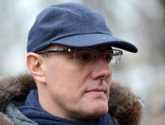 Unveiling memorial for outstanding ice hockey coach Viktor Tikhonov