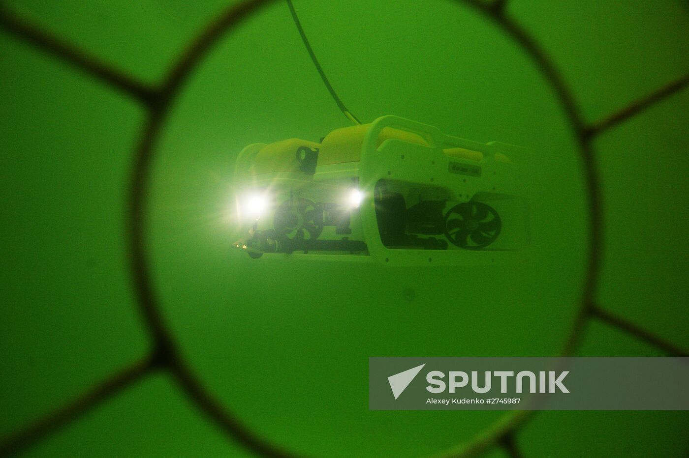 Marlin-350 remote controlled unmanned submersible is tested
