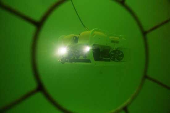 Marlin-350 remote controlled unmanned submersible is tested