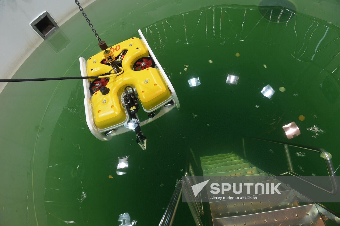 Marlin-350 remote controlled unmanned submersible is tested