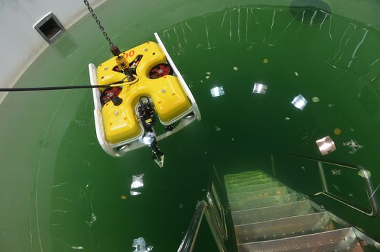 Marlin-350 remote controlled unmanned submersible is tested